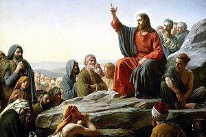 Sermon On The Mount painting by Carl Bloch