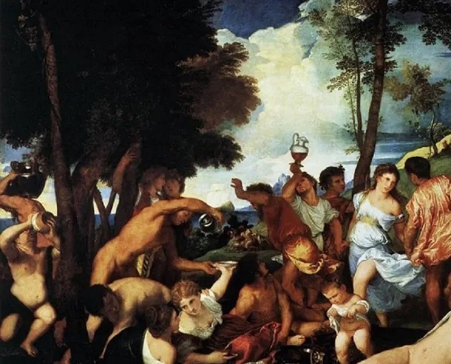 Bacchanal of the Andrians by Titan Sexual Prohibition
